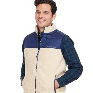 Vineyard vines Sherpa vest